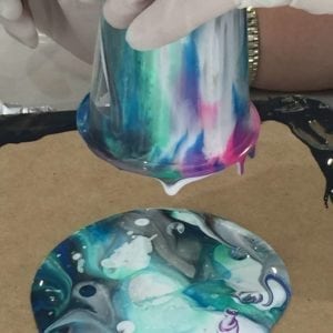 Candy Coat Workshop - Pouring Paint