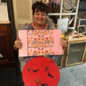 Learn To Shabby Workshop - Decoupage and stencil second hand furniture