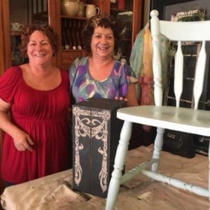 Upcycle Furniture Workshop - Painted second hand wooden chair