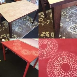 Upcycled Furniture - restored second hand coffee table