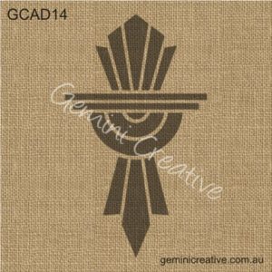 Art Deco Stencil - GCAD14 - Gemini Creative