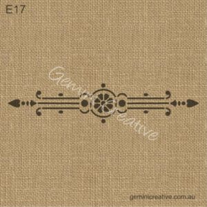 Divider Stencil - E17 - Gemini Creative