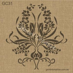 Cora Feature Stencil - GC31 - Gemini Creative