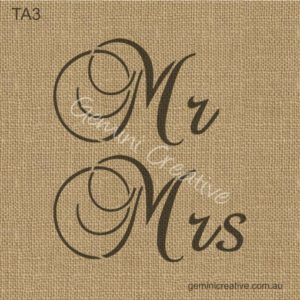 Mr and Mrs Stencil - TA3 - Gemini Creative